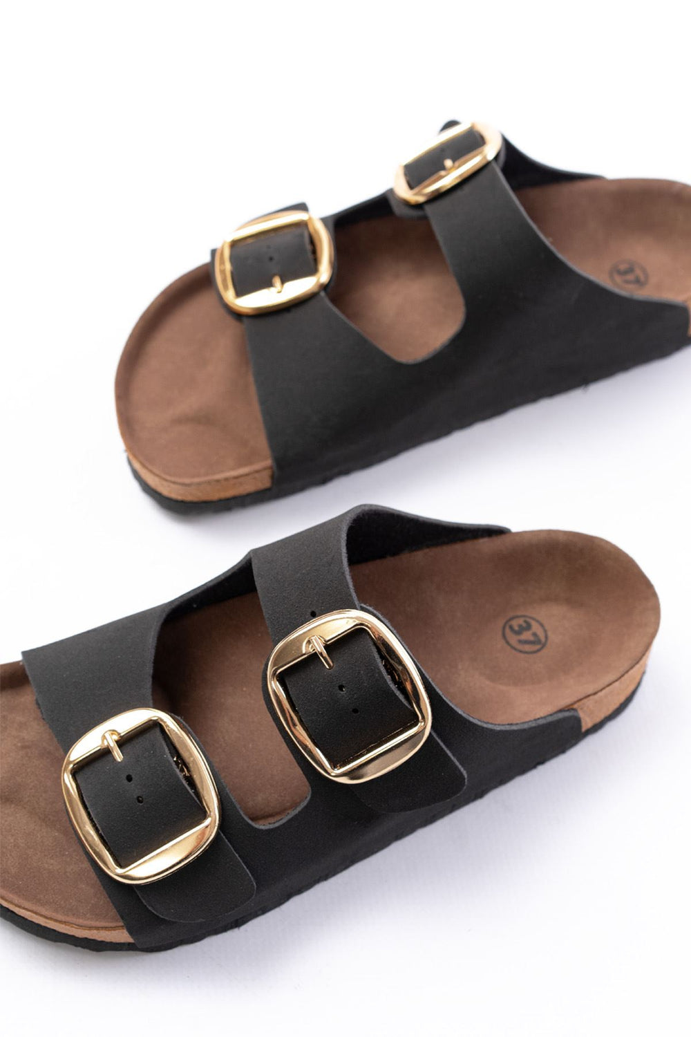 Palona Nubuk Siyah Kadın Terlik - ILOVESHOES