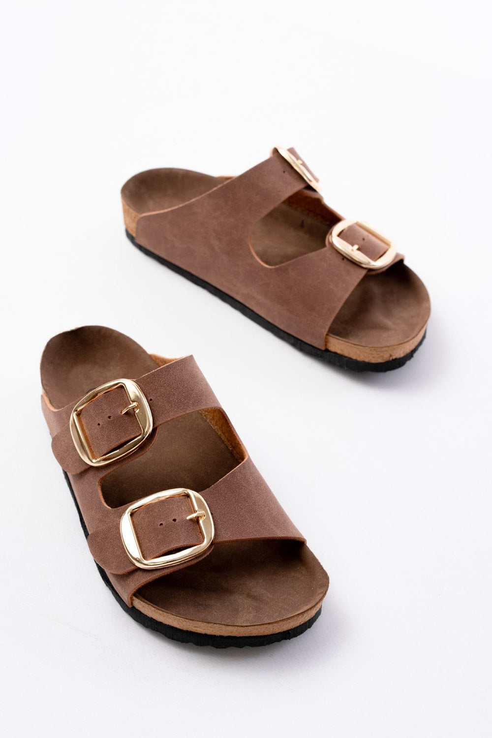 Palona Nubuk Taba Kadın Terlik - ILOVESHOES